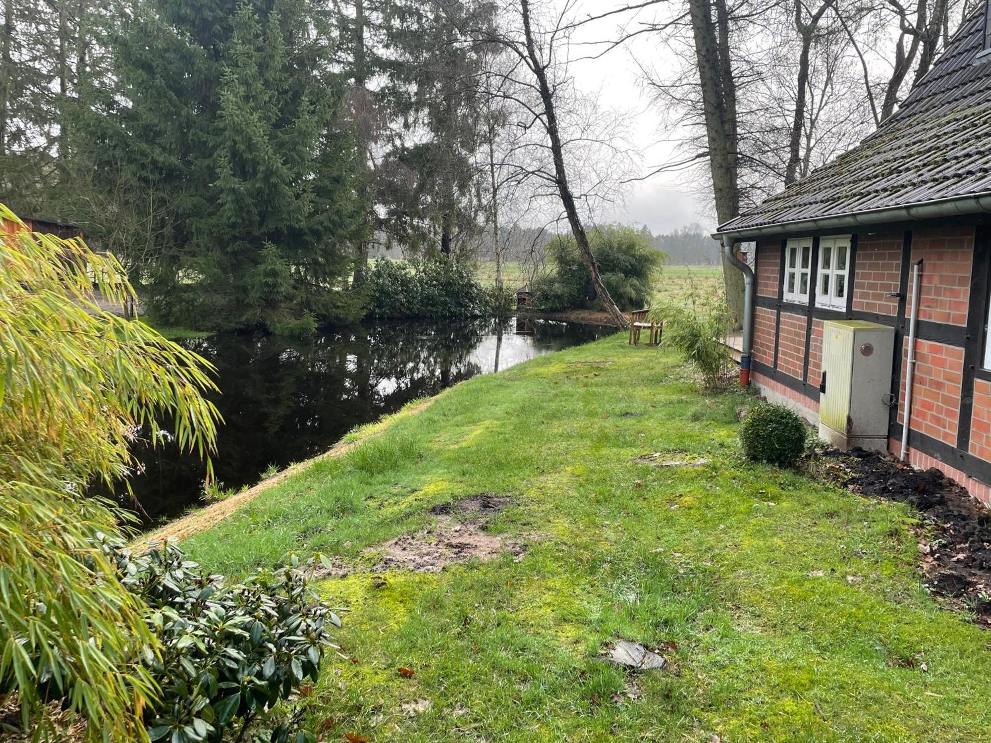 Appartamento Haus Am Teich Worpswede Esterno foto